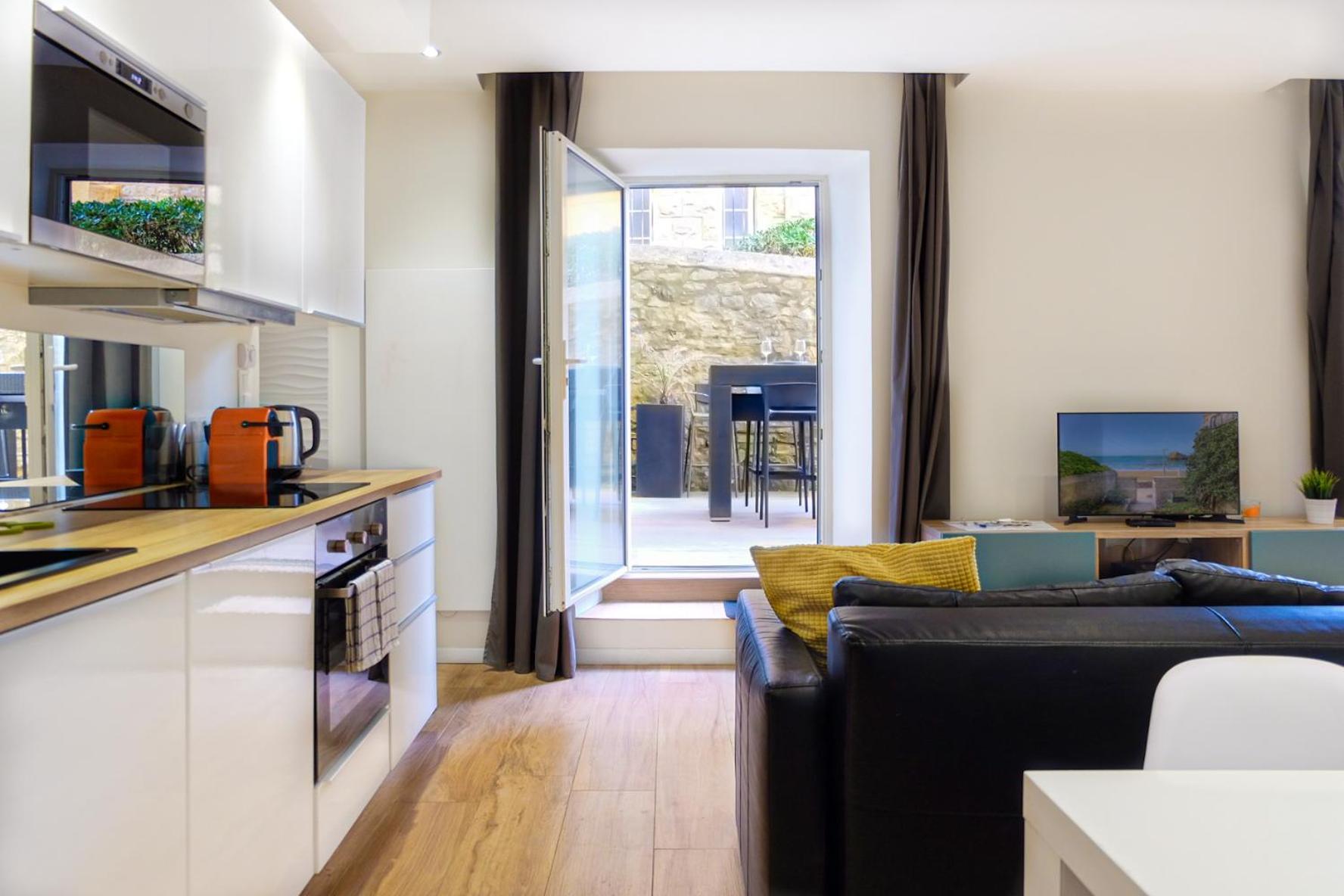 ביאריץ Magnifique Appartement Avec Terrasse, Parking Et Vue Sur L'Ocean Pour 5 מראה חיצוני תמונה