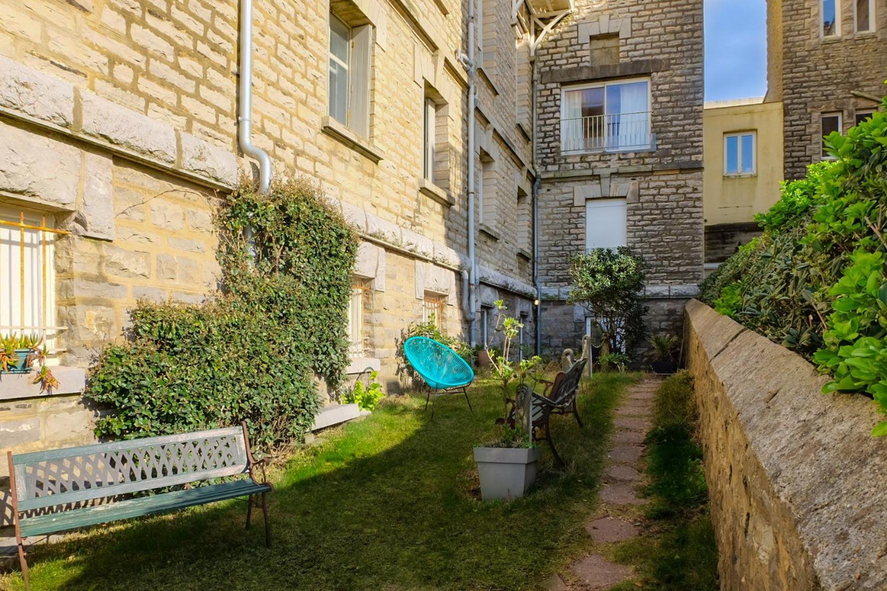 ביאריץ Magnifique Appartement Avec Terrasse, Parking Et Vue Sur L'Ocean Pour 5 מראה חיצוני תמונה